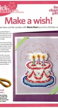 Make A Wish by Maria Diaz from Quick & Easy Cross Stitch 152 PCS + XSD