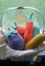 Baby Fruit and Veggie Rattle Patterns by Allison Judge-Free