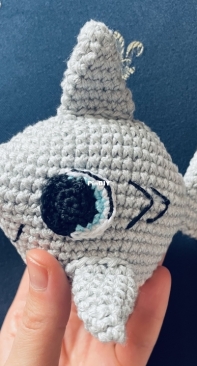 Crochet baby shark