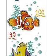 Vervaco 70.971 Disney Finding Nemo Height Chart