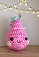 pear keychain