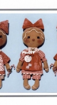 Happy Heart Patterns - HHF-399 - Sweet As Sugar Gingers