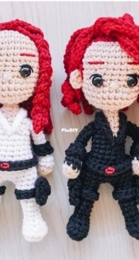 Guichai Crochet Dolls - Armano Ginji - Teechalit Wattanawongwisut - Black Widow - Viuda Negra - Spanish