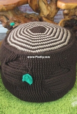 Croch Eh Patch - Hollys Hobbies - Holly McNevan - Woodland Nursery: Floor pouf
