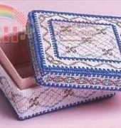 The Keepsake Collection - Trinket Box - Blue and Silver Box