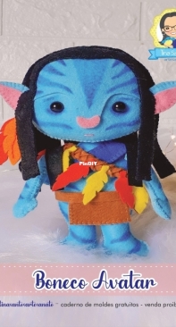 Tina Santos Artesanato - Doll Avatar - Boneco Avatar - Portuguese - Free