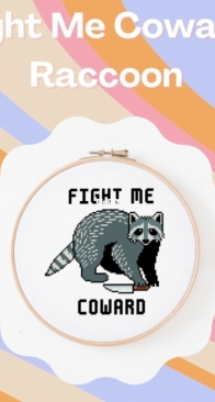 Kajavoo - Fight Me Coward Raccoon by Olivia