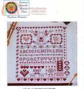 Colours Croisles Danielle Gouriou Curie DC.70 Alphabeth aux coeurs