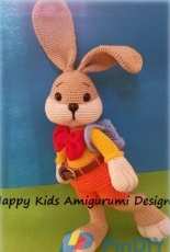 Happy Kids Amigurumi Designs - Bunny goes to school - Spanish