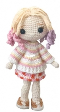 Cinnamon Doll Crochet - Vlada - The Doll Enid - Puppe Enid - German