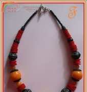 NEcklace in polymer clay