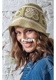 Anchor Crafts - Stefanie Binder - Happy Flowers Hat - Free