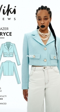 Viki Sews  - Bryce Blazer - English