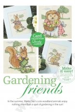 Gardening Friends by Maria Diaz from Cross Stitch Collection 209 XSD
