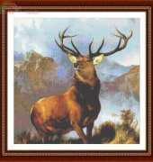 Classic Cross Stitch The Stag AN168