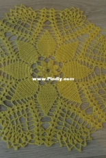 Yellow doily