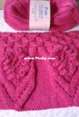 flowers knitted