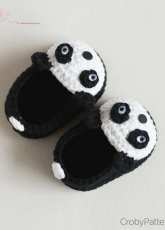 Doroteja - Panda Baby Booties- Free