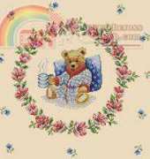 DMC XC0627 - Ours dans couronne de fleurs