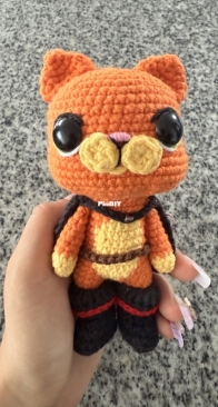 Puss in boots amigurumi