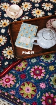 Jane crowfoot _ summer palace crochet blanket pattern _ English