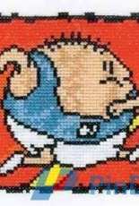 Heritage Stitchcraft Squircles QSHR041 Harry the Hurdler by Peter Underhill