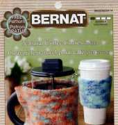 Bernat 414 Natural Coffee Cozies  - English French