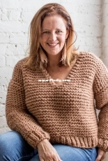 Copper Cropper Pullover by Sugar Bush Yarns-Free