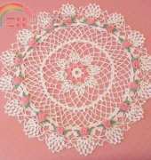 Maggies Crochet-K155-Rosebud Star Doily-English