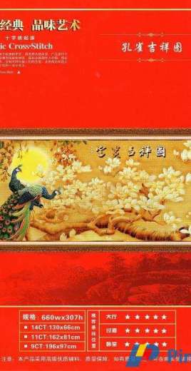 Classic Cross Stitch CCS - Peacocks