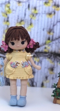  Handmade Crochet Doll Mia Doll Amigurumi Doll Yarn