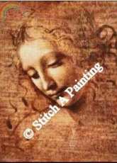 Stitch A Painting - La Scapigliata  - Leonardo Da Vinci