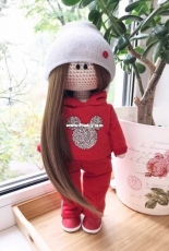 Knitted Ulia Dolls - Yulka Gorelova- Julia Gorelova - Doll - Russian