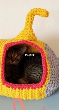 Hobbii Design - Knit Gang - Captain Cat, Cat House - Free