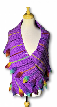 Bonita Patterns - Lianka Azulay - Falling Leaves Shawl CAL - Free