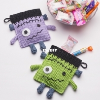 Anchor - Anabelia Crafts - Frankenstein Candy Pouch - Free