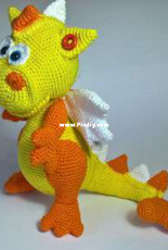 Sankt-Haekelmaus - Otterthaler Haekelmaus - Sabine Schreiner - Little Dragon - Kleiner Drache - German