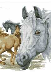 Vervaco 70.823 Three running horses pcs