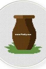 Daily Cross Stitch - Pot