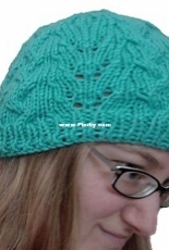 Ripples and Lace Hat by Kelsie Green-Free