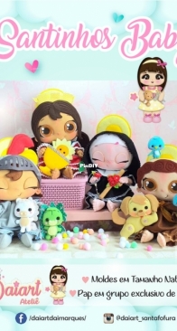 Daiart Atelie - Dai Marques - Saints Babies - Santinhos Babys - Portuguese