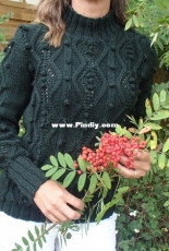 Rowanberry Girl Sweater by Anne B Hanssen