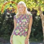 Premier Yarns-Mitered V Top by Lorna Miser-Free