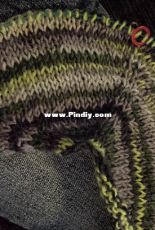 Top down cardigan