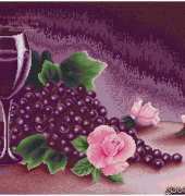 Cross Stitch 010337- Vino y Rosas