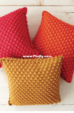 Yarnspirations - Bobble-Licious Pillows - Free