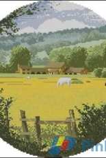 Heritage Crafts Circles Serie JCBM273 Buttercup Meadow by John Clayton