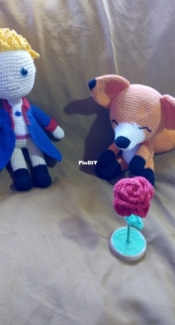 Little prince, Fox and flower