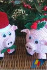 Sugar Toe Babies -Annette Sanko -  A Piggy Christmas