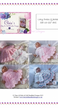 Feather & Fan F95  Claires Baby doll Handknits Designs